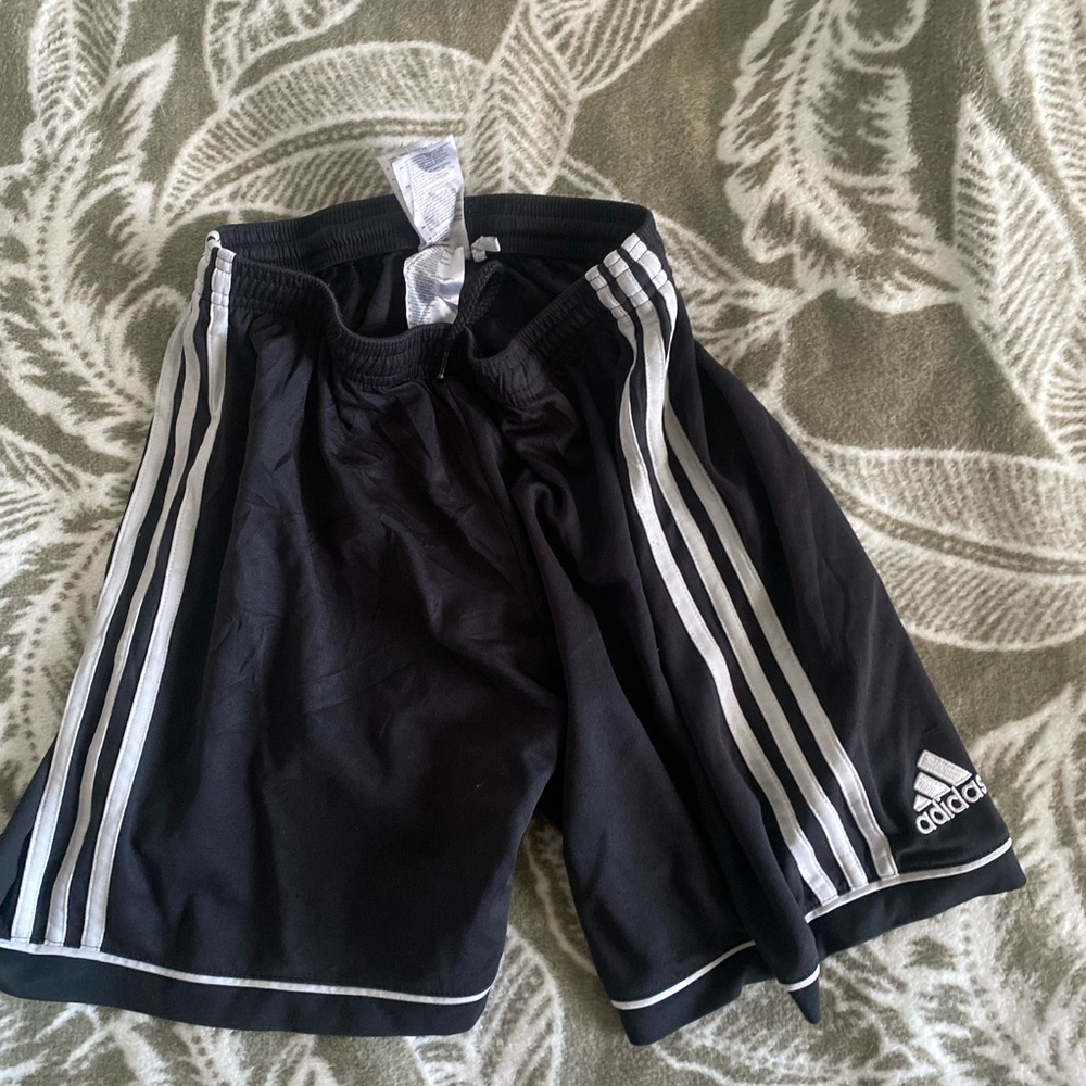 Adidas black men’s shorts medium